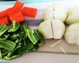 簡単　野菜たっぷりキーマカレー作り方1写真
