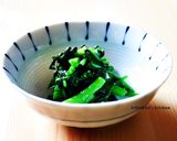 塩麹de三つ葉のお浸し作り方3写真