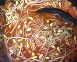 牛肉と豆もやしのピリ辛スープ作り方14写真