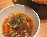 牛肉と豆もやしのピリ辛スープ作り方15写真
