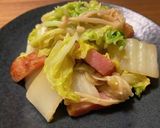 白菜とベーコンのおつまみポン酢マヨ作り方6写真