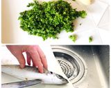 お手軽☆鯵のアクアパッツァ作り方1写真