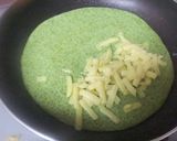 小松菜と卵のパンケーキ!!作り方3写真