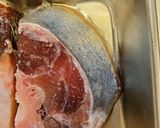 簡単マグロのテールステーキ　ニンニク風味作り方2写真
