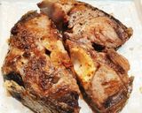 簡単マグロのテールステーキ　ニンニク風味作り方11写真