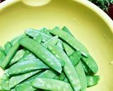 さやえんどうのマヨポン炒め作り方1写真