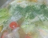 桜海老の春色スープ作り方4写真