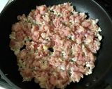 鳥もも肉そぼろ丼（味噌味）作り方2写真
