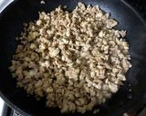 鳥もも肉そぼろ丼（味噌味）作り方4写真