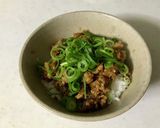 鳥もも肉そぼろ丼（味噌味）作り方11写真