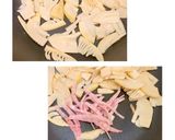 筍と絹さやのガリバタ焦がし醤油炒め♪作り方4写真