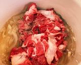 牛丼ならぬ牛かけうどん。作り方3写真