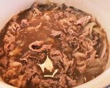 牛丼ならぬ牛かけうどん。作り方4写真