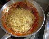 茄子のトマトソースパスタ（アラビアータ）作り方6写真