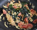 栄養の相性抜群♪わかめとトマトの卵炒め作り方4写真