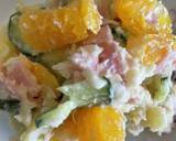 旬の#フルーツ#トッピング#ポテトサラダ作り方7写真