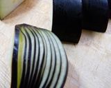 お茄子とお揚げの煮物作り方1写真
