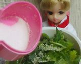 リカちゃん♡アマニ油活動！三つ葉サラダꕤ作り方7写真