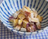 簡単！さつま芋・竹輪のごまマヨサラダ！作り方5写真