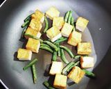 厚揚げとインゲンの胡麻マヨいため♪作り方2写真