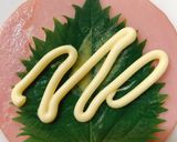 カラシが決めて！ハムのシソにんじん巻き作り方3写真