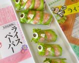 ハッピー生春巻き・えびアボカド鯉のぼり作り方26写真