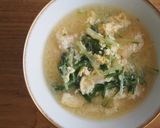 5分で完成！水菜と卵の味噌汁♪シャキふわ作り方6写真
