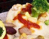 雑な手捏ねでおかず乗せるパン（2hほど）作り方19写真