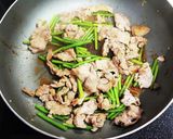 豚肉とニンニク芽のオイスター炒め♪作り方4写真