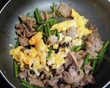 豚肉とニンニク芽のオイスター炒め♪作り方5写真