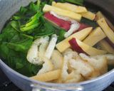 時短!ほうれん草とさつま芋の味噌汁♪作り方3写真