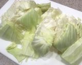 イカとキャベツのカツオ炒め作り方2写真