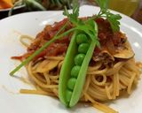 缶詰を使ったお手軽トマトソースパスタ作り方6写真
