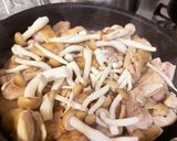 鶏としめじのアラジンソース煮作り方3写真