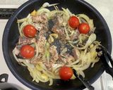 男飯 鯖缶のレモンパスタ作り方10写真