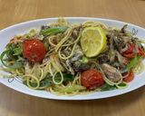 男飯 鯖缶のレモンパスタ作り方13写真