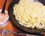 超簡単☆チューブでバターde明太子パスタ作り方7写真