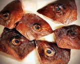 旬 春の鯛のカブト味噌汁作り方1写真