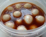 国産うずらの水煮を使ってうずら卵キムチ作り方1写真