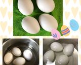 麺つゆdeかんたん味玉♪作り方1写真
