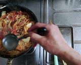 あさりのトマトスパゲティ　野菜たっぷり作り方9写真