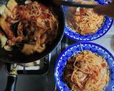 あさりのトマトスパゲティ　野菜たっぷり作り方10写真