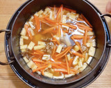 菊いもとたけのこの炊き込みご飯作り方5写真