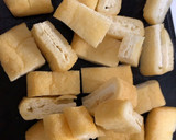 簡単おつまみ！サクサク油あげお好み焼き風作り方1写真