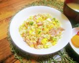 調味料３つで絶品豚バラねぎ塩チャーハン作り方8写真