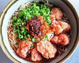 麻辣唐揚げラーメン作り方5写真