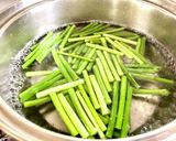 韓国料理-ニンニクの芽と小魚炒め作り方2写真