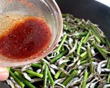 韓国料理-ニンニクの芽と小魚炒め作り方5写真