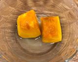お弁当用☆レンチン南瓜の煮物作り方1写真