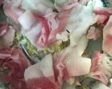 ラー油で♡豚バラと茄子のニラつけうどん作り方2写真